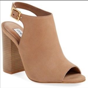 Steve Madden open toe booties